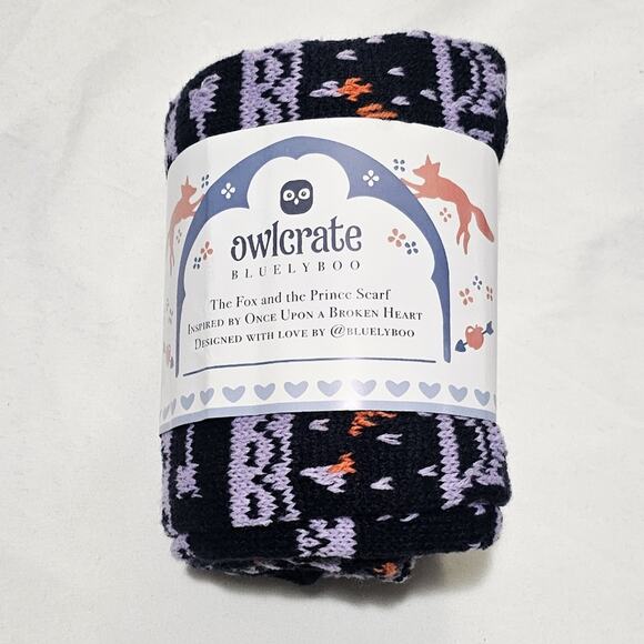 Owlcrate New The Fox and The Prince Scarf by BluelyBoo - Picture 2 of 7